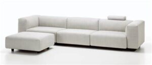 white modular sofa